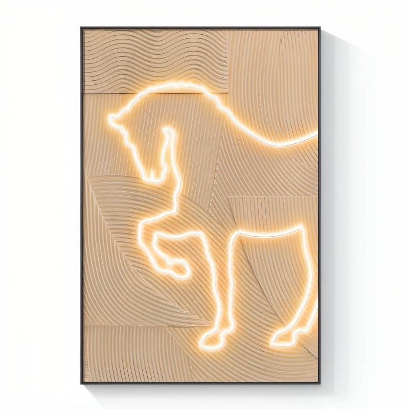 Safari Flare Illuminated Art - Nuvé