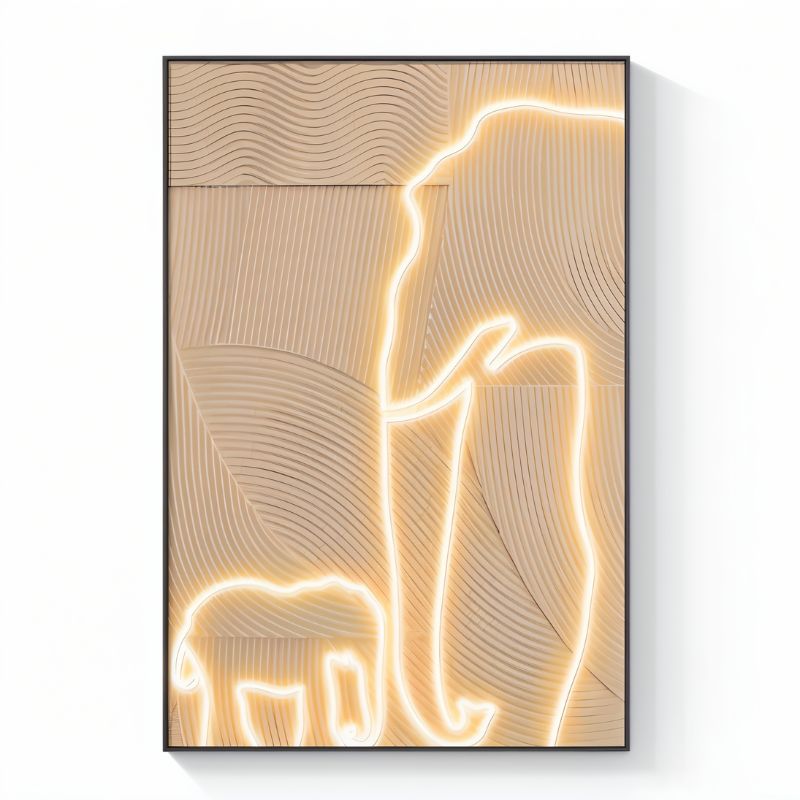 Safari Flare Illuminated Art - Nuvé