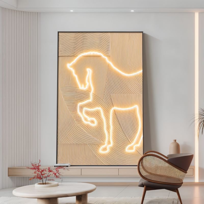 Safari Flare Illuminated Art - Nuvé