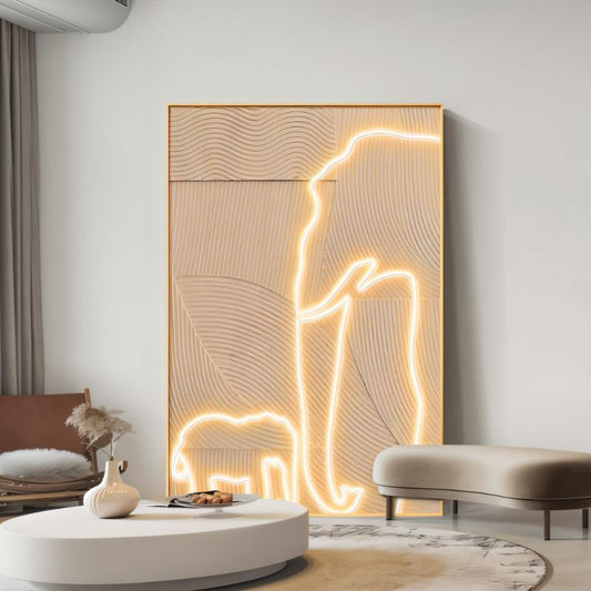 Safari Flare Illuminated Art - Nuvé
