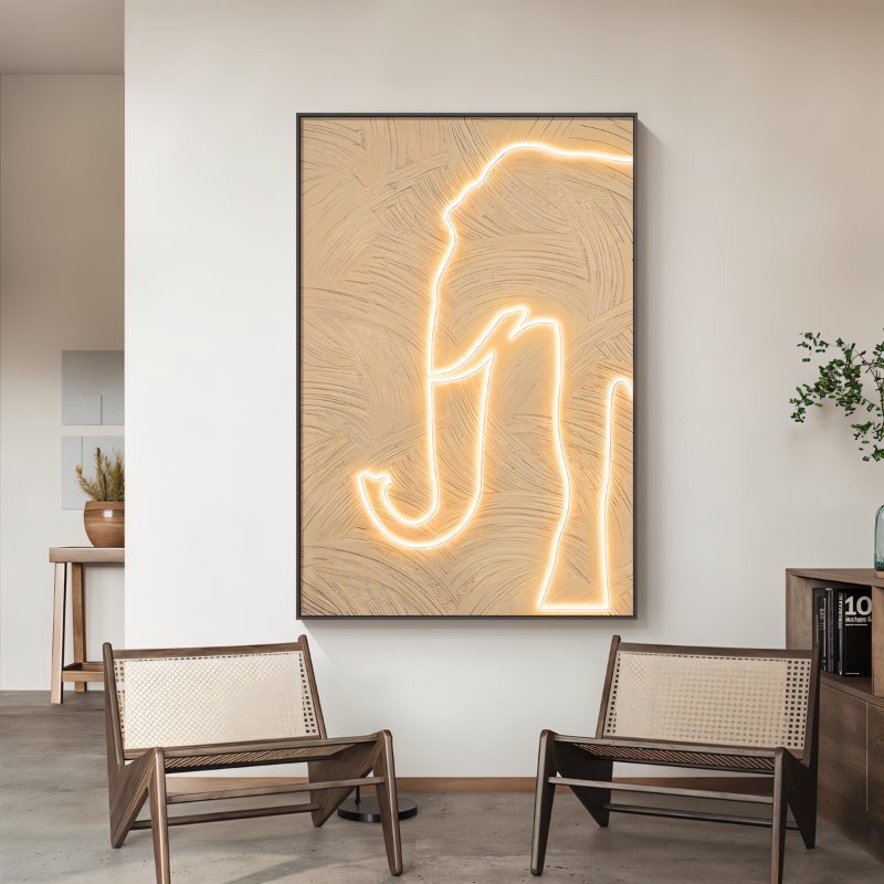 Safari Flare Illuminated Art - Nuvé