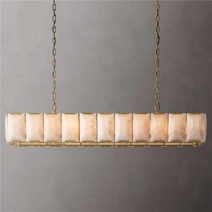 Sakhra Alabaster Linear Chandelier - Nuvé