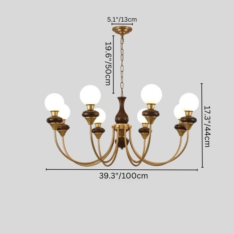 Elegant Scyre chandelier by Residence Supply with multiple light fixtures and a modern design, perfect for stylish interior lighting.