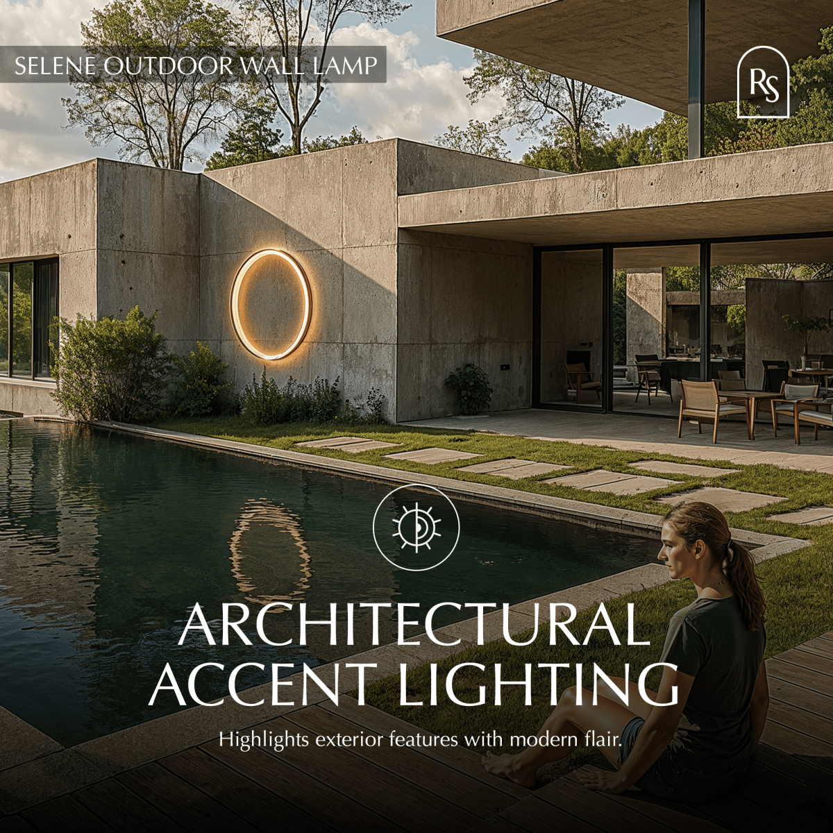 Selene Outdoor Wall Lamp - Nuvé