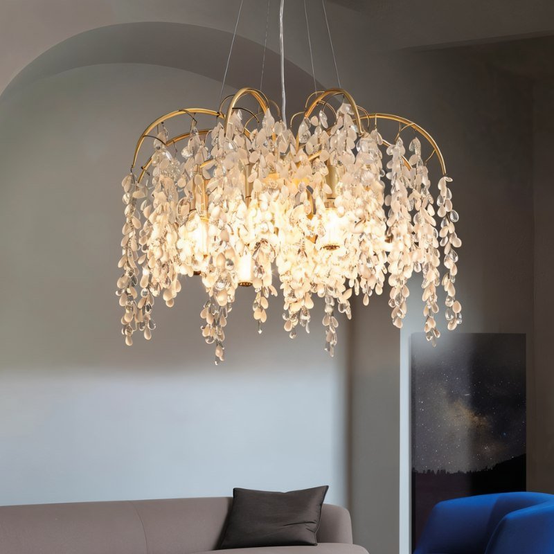 Shajar Crystal Chandelier - Nuvé