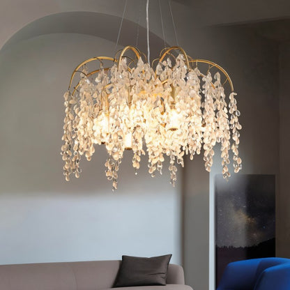 Shajar Crystal Chandelier - Nuvé