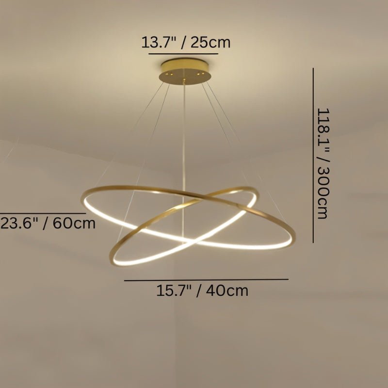 Residence Supply Shalom Round Chandelier with metal frame and multiple light bulbs hanging for elegant ceiling lighting.