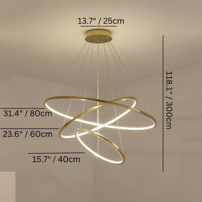 Shalom Round Chandelier by Residence Supply featuring a circular design with multiple light bulbs and elegant metal frame.