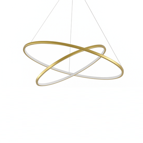 Residence Supply Shalom Round Chandelier with multiple hanging glass orbs and a sleek metal frame.