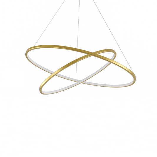 Residence Supply Shalom Round Chandelier with multiple hanging glass orbs and a sleek metal frame.