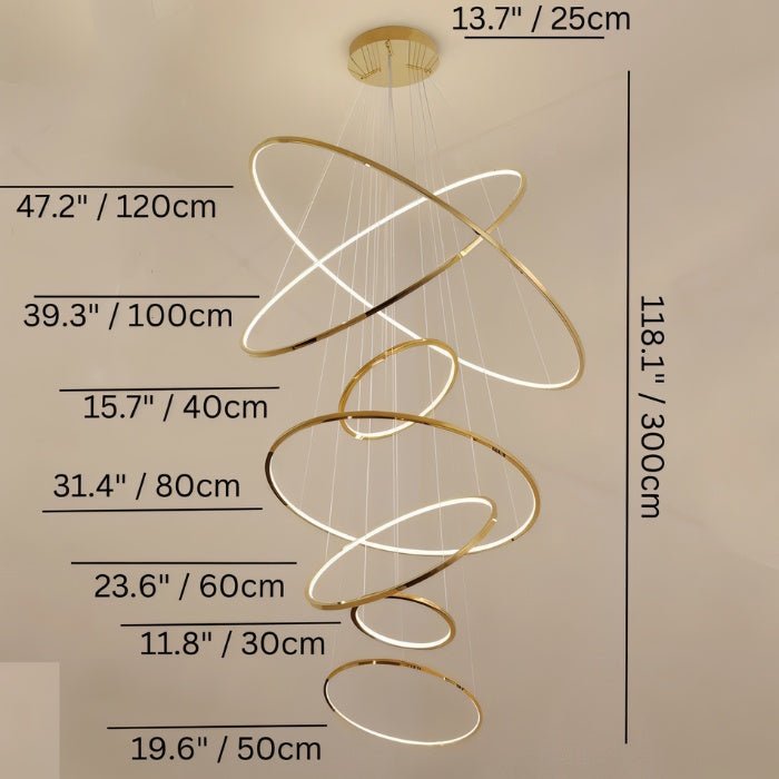 Residence Supply Shalom Round Chandelier with elegant metal frame and multiple light fixtures, designed for modern interior decor.