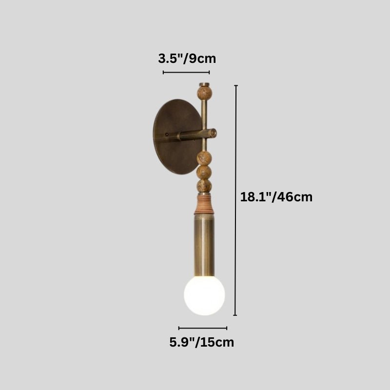 Residence Supply Shalti Wall Lamp with a modern design, featuring a sleek metal finish and ambient lighting for wall mounting.