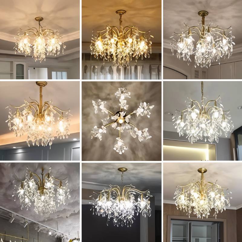 Shama Crystal Chandelier - Nuvé