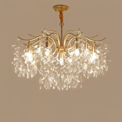 Shama Crystal Chandelier - Nuvé