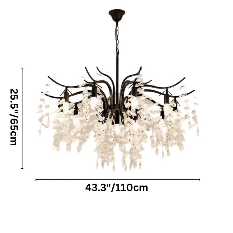 Shama Crystal Chandelier - Nuvé