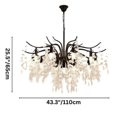 Shama Crystal Chandelier - Nuvé