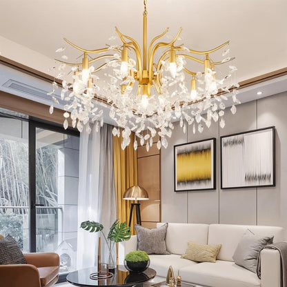 Shama Crystal Chandelier - Nuvé