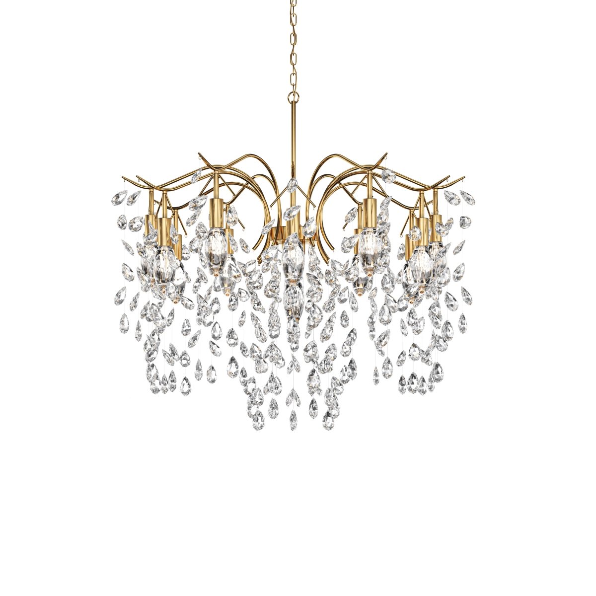 Shama Crystal Chandelier - Nuvé
