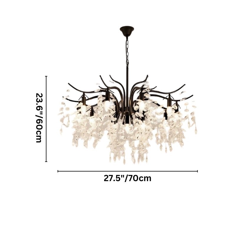 Shama Crystal Chandelier - Nuvé