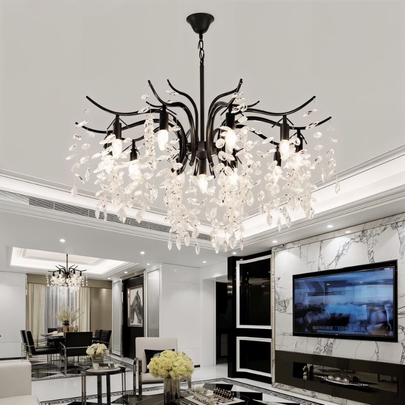 Shama Crystal Chandelier - Nuvé