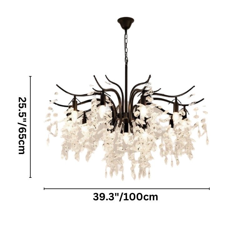 Shama Crystal Chandelier - Nuvé