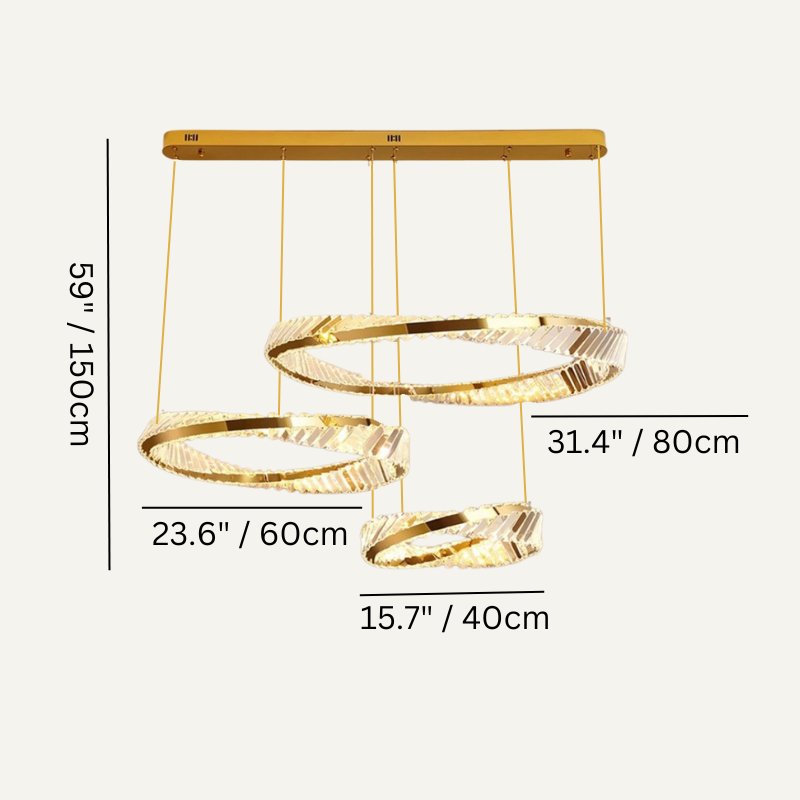Shamayim Round Chandelier - Nuvé