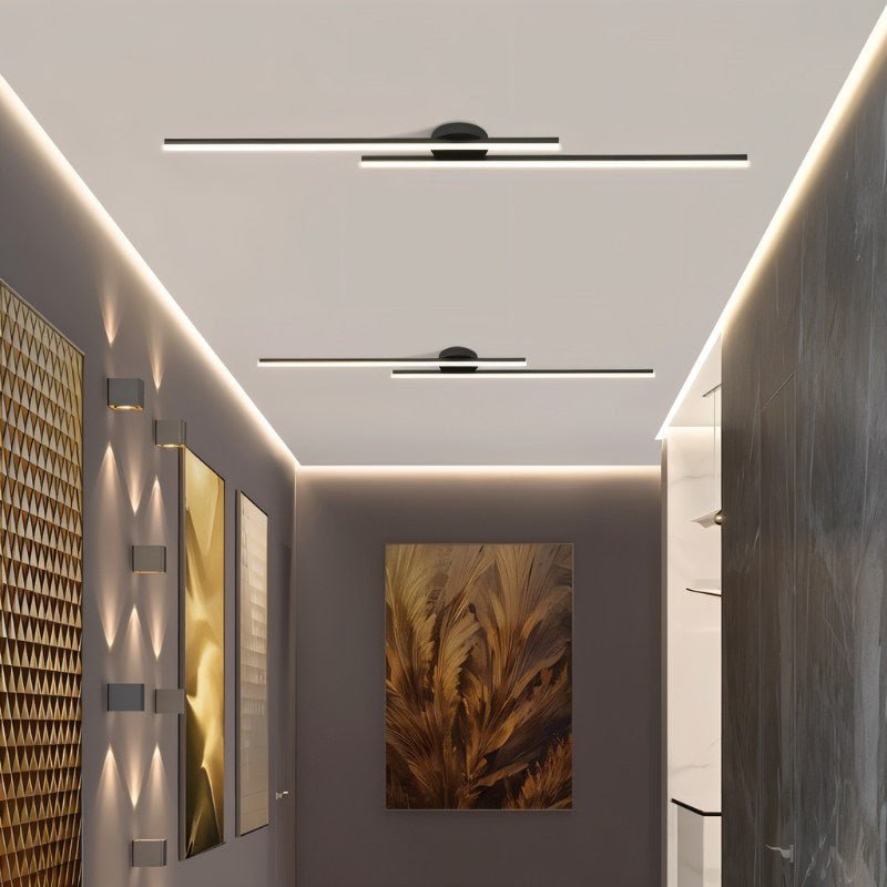 Sharan Ceiling Light by Residence Supply featuring a modern design with a sleek metallic finish and integrated LED lighting.