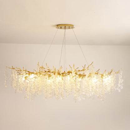 Shiro Noda Glass Coin Chandeliers - Nuvé