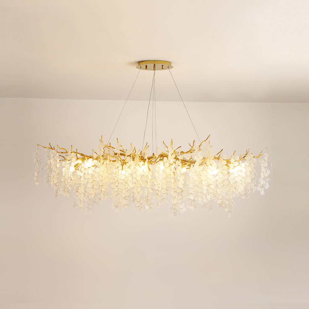 Shiro Noda Glass Coin Chandeliers - Nuvé