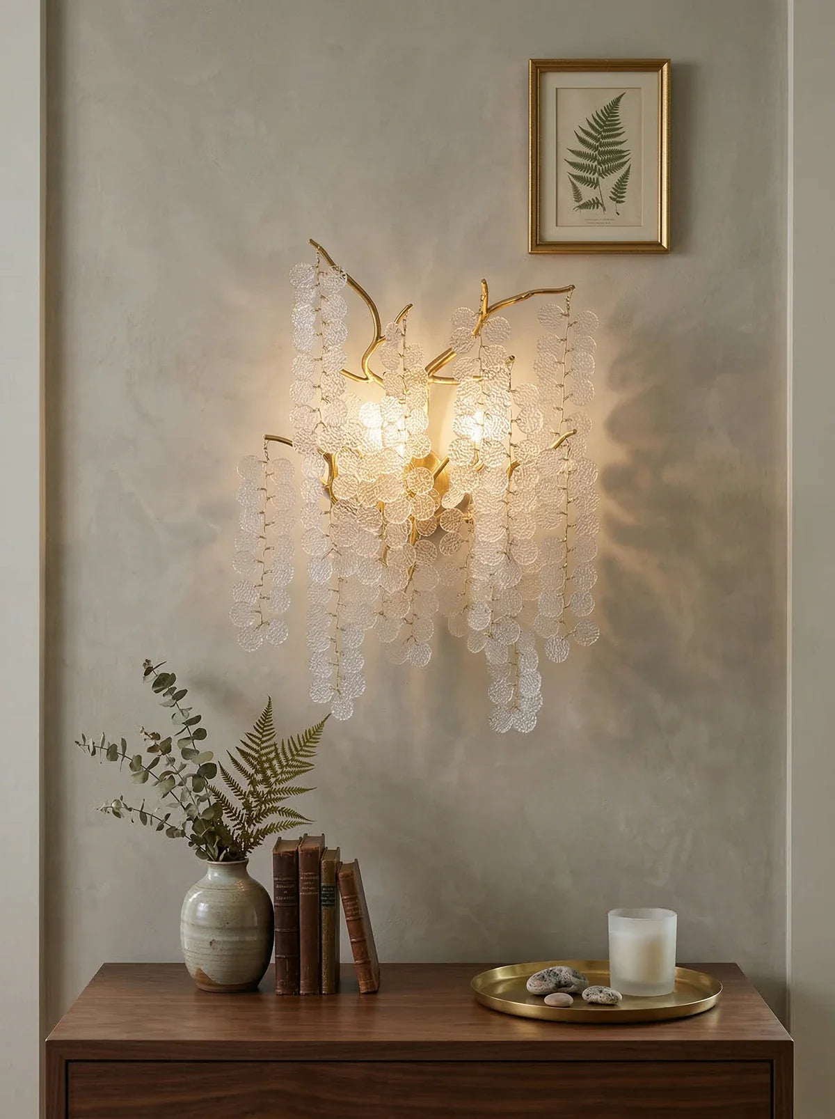Shiro Noda wall lamp by Korewolamp featuring a minimalist, sculptural design with a soft, warm glow and sleek wooden finish.