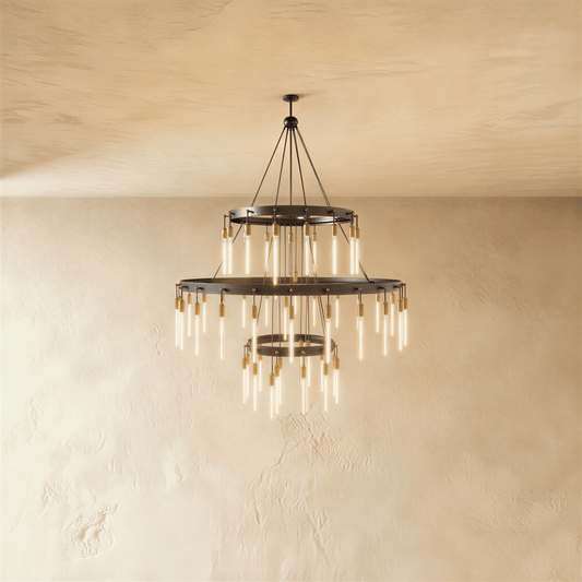 Sidero 3-Tier Round Chandelier