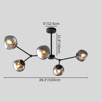 Modern Sindr ceiling lamp by Residence Supply featuring a sleek, minimalist design with matte black finish and integrated LED lighting.