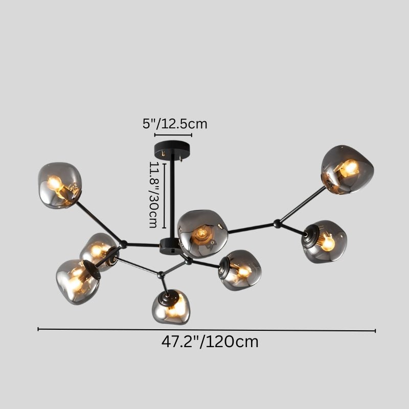 Modern Sindr ceiling lamp by Residence Supply with sleek metal finish and integrated LED lighting for stylish illumination.