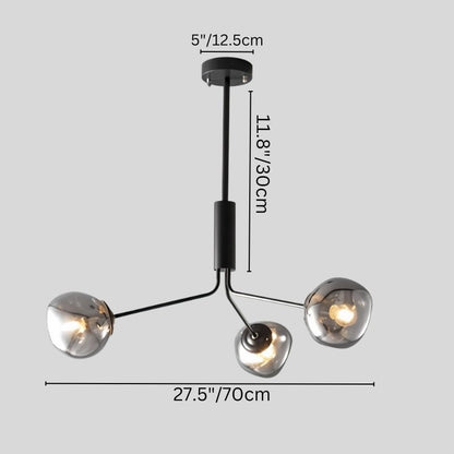 Modern Sindr ceiling lamp by Residence Supply featuring sleek design and ambient lighting for living spaces.