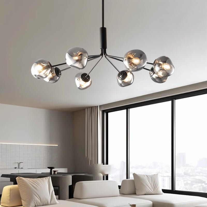 Modern Sindr ceiling lamp by Residence Supply featuring a sleek design and ambient lighting for contemporary interiors.