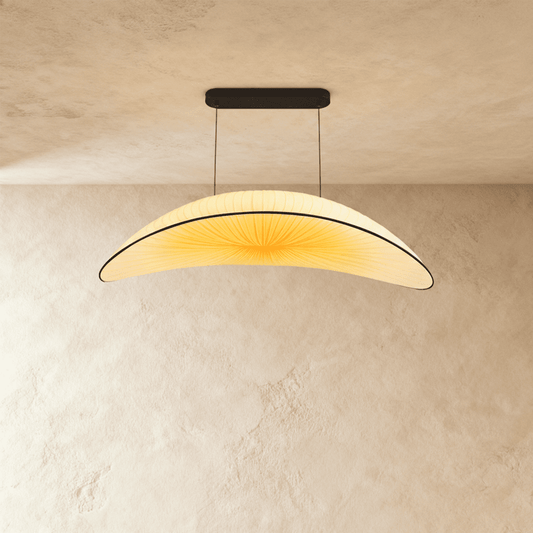 Residence Supply Skafos Chandelier with multiple glass globes and metal frame, hanging ceiling light fixture.