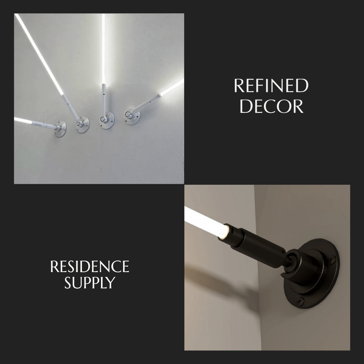 Residence Supply Skyline Wall Lamp with sleek metal design and modern lighting, ideal for contemporary home decor.