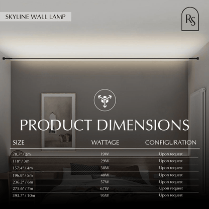 Residence Supply Skyline Wall Lamp showing modern design with sleek metal finish and adjustable arm, mounted on a wall.