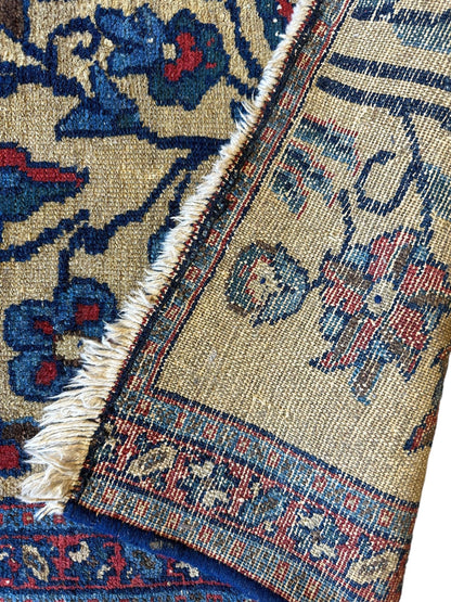 Small Antique Persian Malayer Tree of Life Rug 23” x 33” - Nuvé