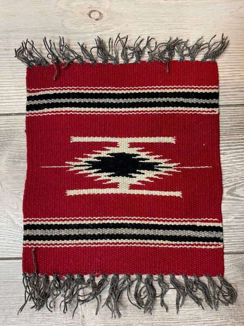 Small Mexican Hand Woven Kilim Rug 9''x12'' - Nuvé