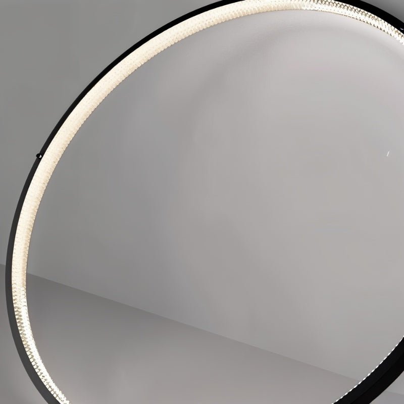 Solas round chandelier from Residence Supply featuring a modern circular design with multiple hanging light fixtures.
