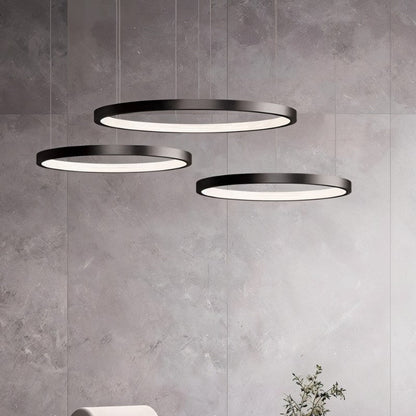 Elegant Solas Round Chandelier by Residence Supply featuring a modern circular design with hanging light fixtures.