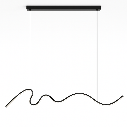 Soraya pendant light by Residence Supply featuring a modern design with a sleek metal frame and glass shade.