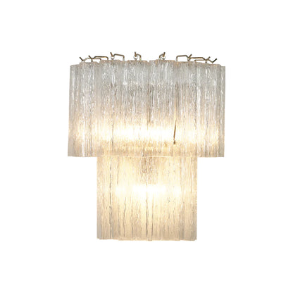 Star Shaped Transparent Glass Wall Lamp