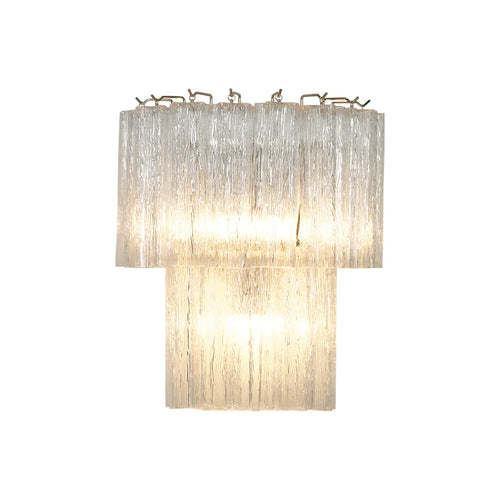 Star Shaped Transparent Glass Wall Lamp
