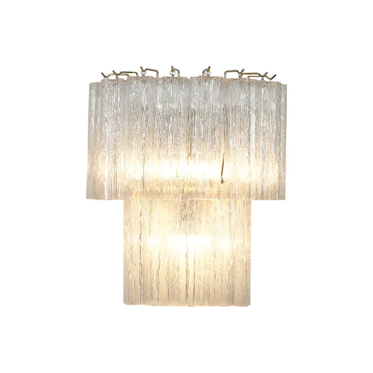 Star Shaped Transparent Glass Wall Lamp