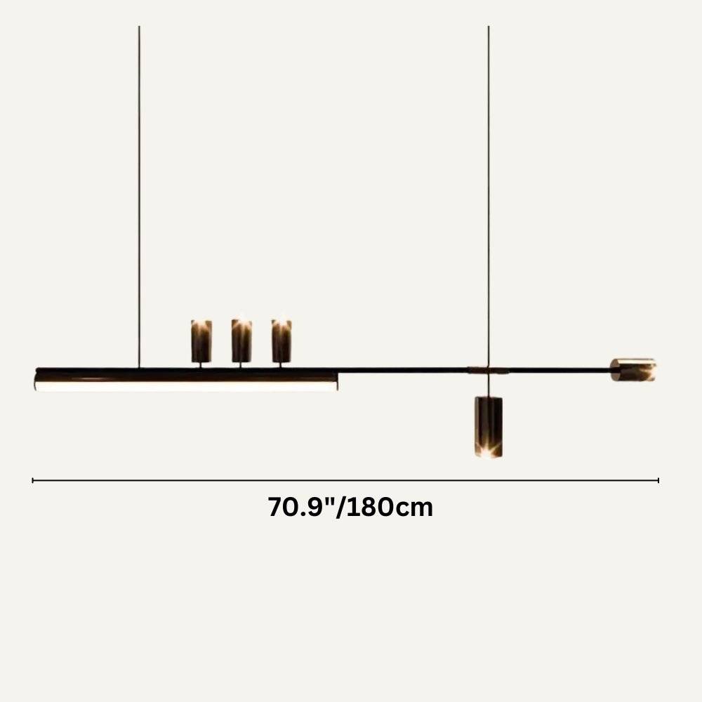 Elegant strong chandelier from Residence Supply with multiple light fixtures and intricate metal detailing.