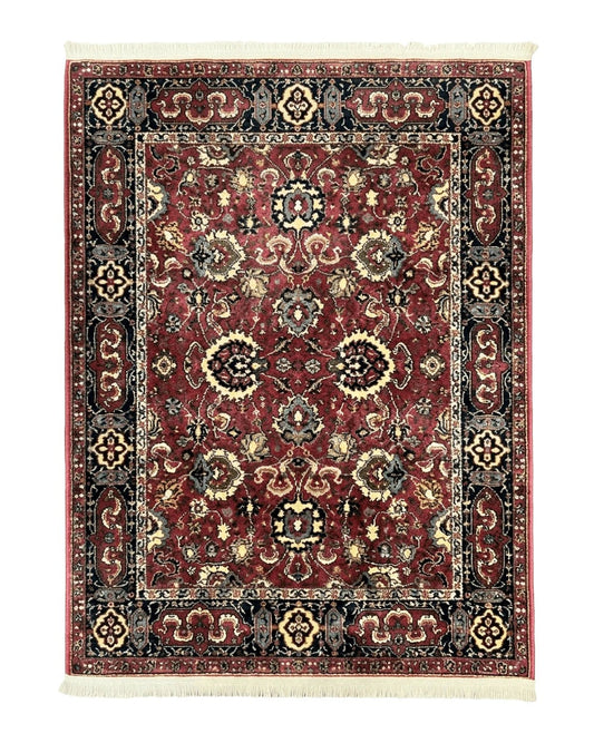 Karastan Rug 4x6, Williamsburg Herati #558, Wool Karastan Carpet, Vintage Karastan Persian Area Rug, Wool Pile