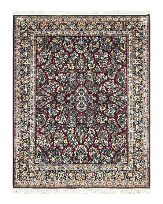 Karastan Rug 9x12 Red Sarouk #785, Wool Karastan Carpet, Discontinued Vintage, Original 700 Series, Karastan Area Rug