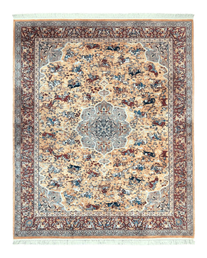 Karastan Rug 10x14 - Persian Hunting  #723 - Wool Pile, Vintage